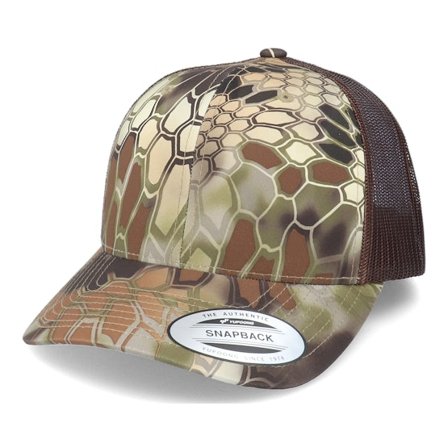 Yupoong - Brown - trucker - Cap - Highlander Kryptek Brown Trucker - Hatstore