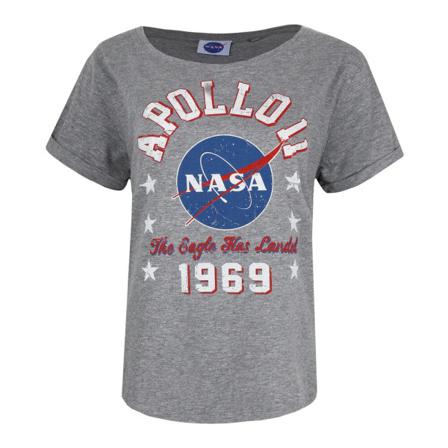 Nasa Dam/dam Apollo 11 1969 Heather T-shirt Xl Grafit