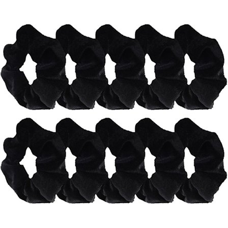 Stof Hår Scrunchie Fløjl Elastik Hårbånd Hårsløjfer Reb