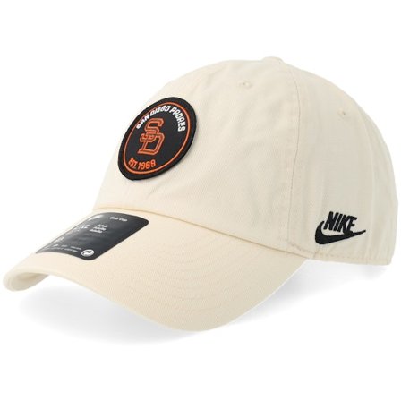 Nike MLB - MLB Beige unconstructed Cap - San Diego Padres Club Natural Dad Cap @ Hatstore