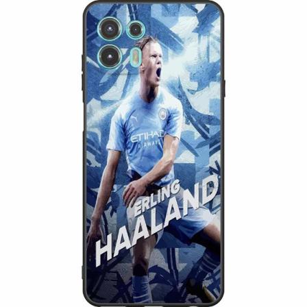 Motorola Edge 20 Lite Svart Skal Erling Haaland