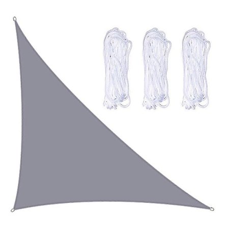 Solsegel Rät Vinkel, 3m x 4m x 5m Solsegel med Hårdvarusats, 3 Rep, Vattentätt 2025