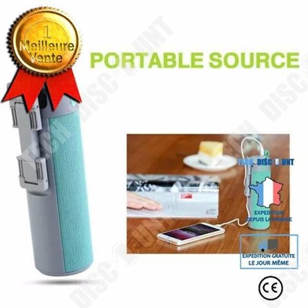 Multifunktionell stav - TECH DISCOUNT - Extern laddare - 2000 mAh - Bluetooth - Telefonhållare