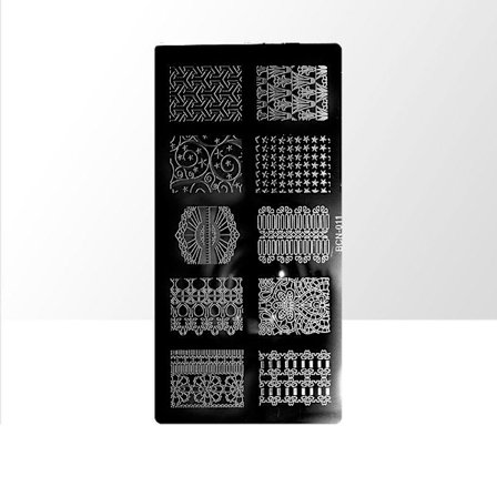 Leimalevy - Kynsikoristeet - BCN-011 - Suorakulmio