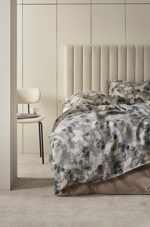 Jotex - Dynetrekksett i Lin Dobbeltseng Grå - CARA - Kjøp Dobbeltseng hos Jotex