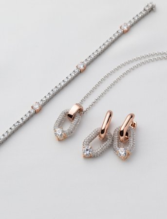 Marmara Sterling Silver Link Necklace - Silver - ONE SIZE 50 cm