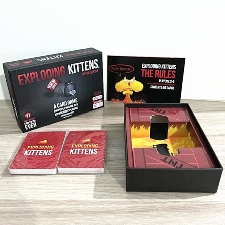 Asmodee Exploding Kittens NSFW Edition, Lautapeli, Korttipeli, Englanninkielinen painos