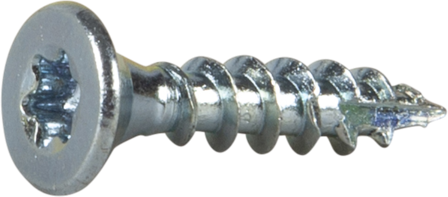 ESSVE 423133 Träskruv 4 mm Ø, TX20, helgängad, försänkt, FZB 20 mm, 20-pack, Infästning