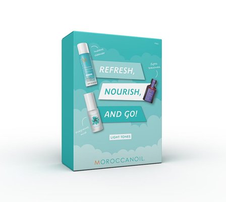 Moroccanoil Refresh, Nourish & Go Kit Light, Gaver, Hår, Gaveæsker