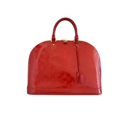 Louis Vuitton Vintage, Pre-owned Leather Alma Rood, Dames, Maat:ONE Size