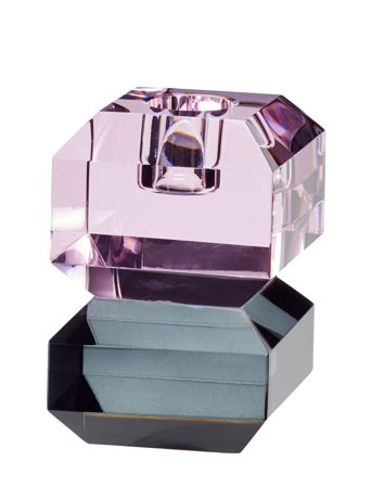 Gem Lysestage Patterned Hübsch