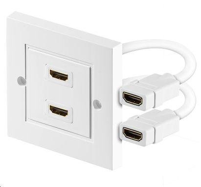 MicroConnect Uttak - HDMI - hvit