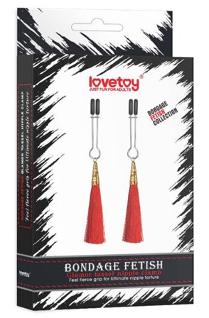 Kjøp Lovetoy Glamor Tassel Nipple Clamp - Brystvorteklemmer | God pris