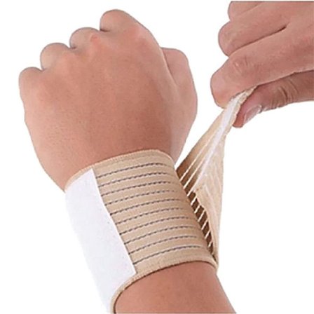 Joustava yksinkertainen rannetuki - beige