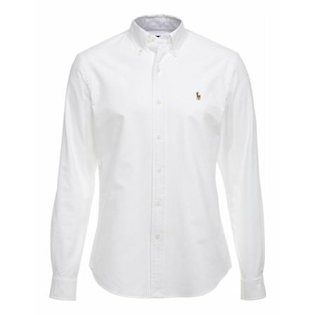 Polo Ralph Lauren Men shirt &34lim Fit& long arm Hvid, Herre Skjorter