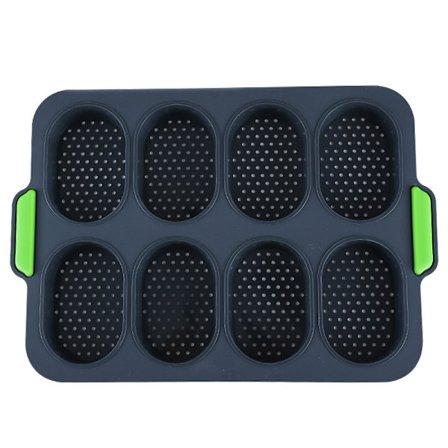 Baguettform i silikon, silikonbrödform, brödkrispig bricka, B