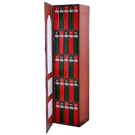 Mini Joulukalenteri 2025 Juhlava Hauska Lähtölaskenta 24 Päivää Kirjateema Koriste[D]