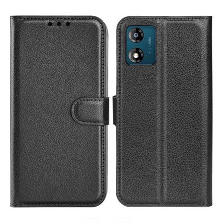 Motorola Moto E13 Plånboksfodral med Stativ - Svart