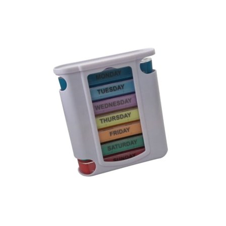 TG Smidig Dosett Medisinsk 28 Rom Ukeboks Medisinboks Flerfarget