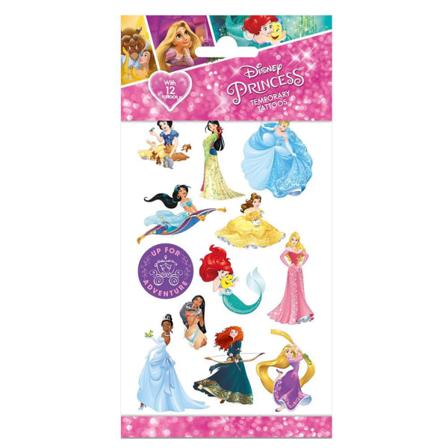Tatueringar Disneyprinsessor Multifärg One Size
