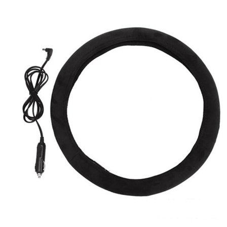 Oppvarmet ratttrekk Vinter Håndvarmer 12v Oppvarmet Bilratt [DB] Som vist