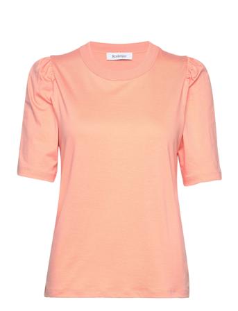Rodebjer Dory T-shirts & Tops Short-sleeved Rosa RODEBJER*Betinget Tilbud