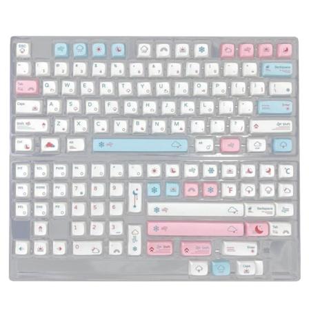 Værtema tastaturer XDA profil tastatursett for spillmekaniske tastaturer DIY kun personlig tastatur