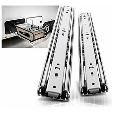 Raskaat laatikostoliukukiskot 400mm, Täysin aukeavat kuulalaakeroidut laatikostoliukukiskot, Kantavuus 68kg 1 pari, DEBUNS