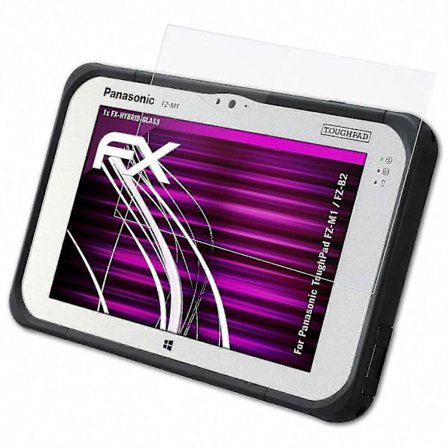 2x skjermbeskytter for Pana ToughPad FZ-M1 / FZ-B2, antirefleks og støtsikker panserfilm