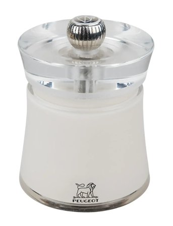 Peugeot Bali Saltkværn Akryl/Hvid 8 Cm - White - 8 CM