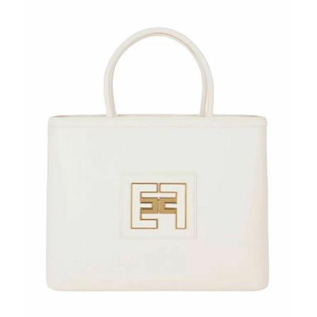 Elisabetta Franchi Handbags Hvid, Dame Håndtasker, Størrelse: ONE Size
