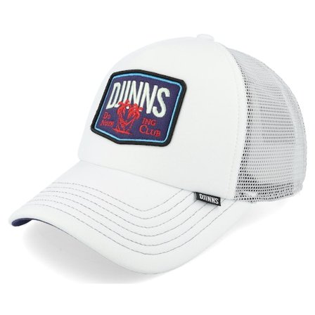 Djinns - White trucker Caps - Hft Cap Dnc Paddy Pad White A-Frame Trucker @ Hatstore