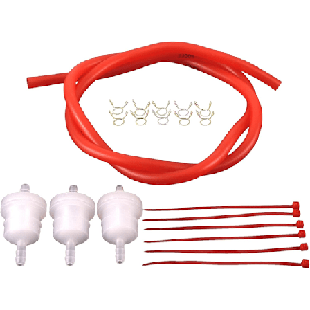 Gula Motorcykel Bensinfilter Linje Fjäderklämmor Klämmor Slang Innerdiameter Motorcykel Olja Bensin Universal Dirt ATV Moped Scooters Pocket Pack Bike