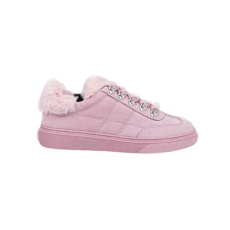 Hogan Tennis Cassetta , Roze , Dames , Maat: 40 EU Sneakers