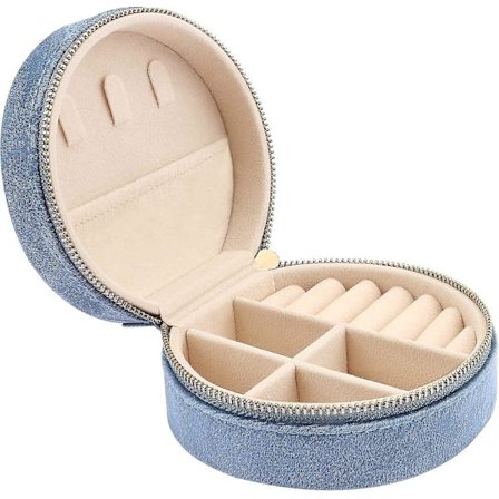 Mini Velvet Rejse Smykkeæske, Rejse Smykkeæske Organizer