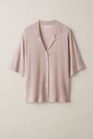 Soft Goat - Silk Shirt - L - Blush
