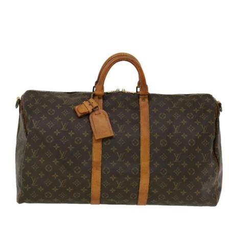Louis Vuitton Vintage, Pre-owned Canvas travel-bags Bruin, Dames, Maat:ONE Size