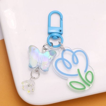 Tulipan nøglering Akryl nøglering STYLE 5 STYLE 5