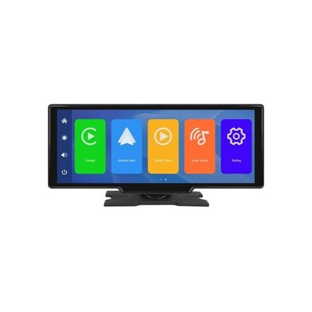 Podofo bærbar skjerm 10,26" for Carplay og Android Auto
