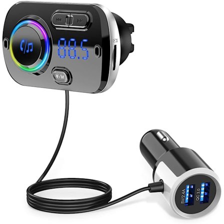 Langaton FM-lähetin autoon Bluetooth 5.0 QC3