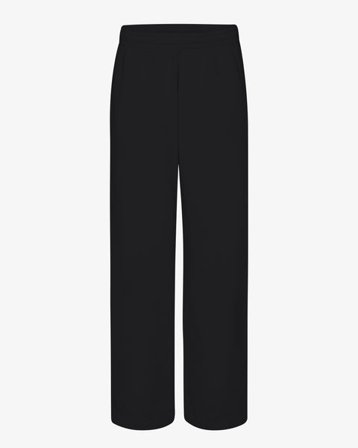 Organic Straight Leg Sweatpants - Deep Black - Female - S