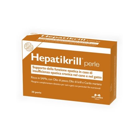 Hepatikrill Cane/Gatto 30 Perle - Supporto Epatico Naturale
