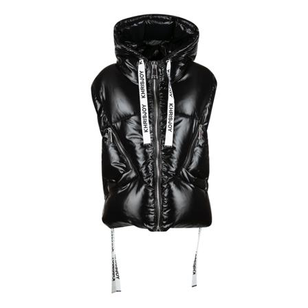 Khrisjoy, Gilet Zwart, Dames, Maat:S,polyester,print