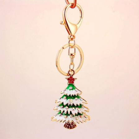 1 stjärnformad julgransnyckelring