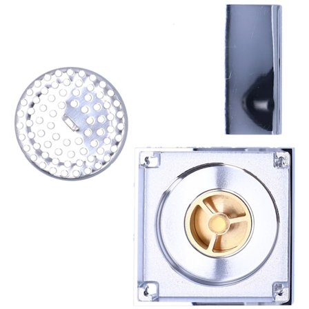 Kobber Elektroplettert Gulvslukrist for Kjøkken Bad Balkong