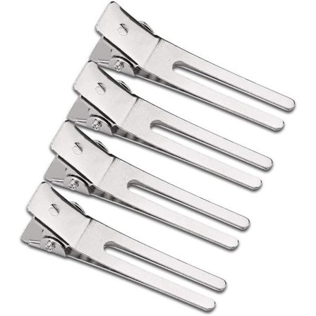 Set med 100 lockar för lockigt hår - Skapa en lockig silver c