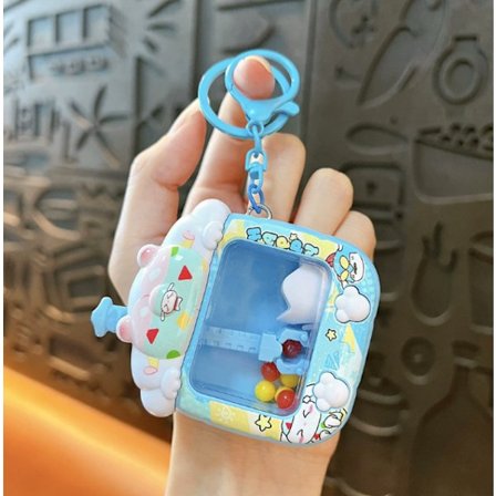 Morsom dyrekloleke, søt tegneserie-ryggsekk, nøkkelringanheng, nøkkelring, moteriktig anti-tapt hengende snor til telefon