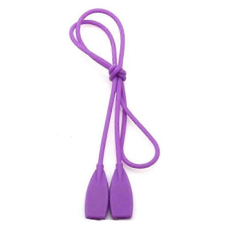 Blød silikone brillesnor, brillesnorholder til voksne, unisex brillesnor, lilla
