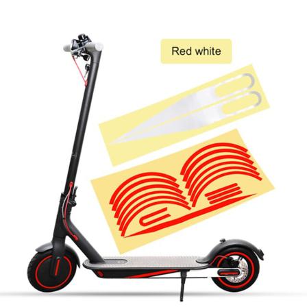 Scooter-dekal Med Reflekterande Skoterdekal För Xiaomi Mijia M365