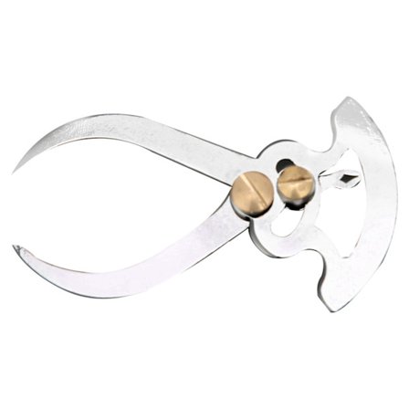 Følerblad i rustfrit stål til måling af indvendig og udvendig diameter